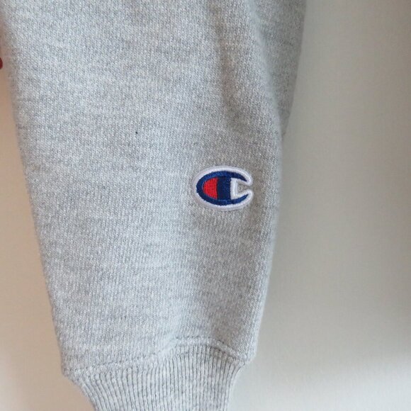 BCU X CHAMPION HBCU Arch Crewneck Gray Reverse Weave Sweatshirt - Size S - Picture 14 of 16